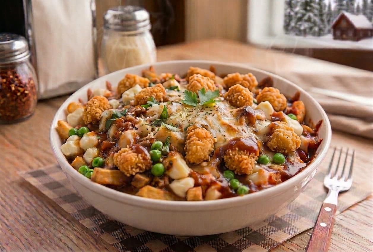 Poutine Poulet Popcorn