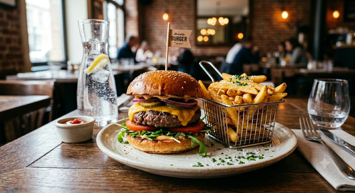 Assiette Hamburger