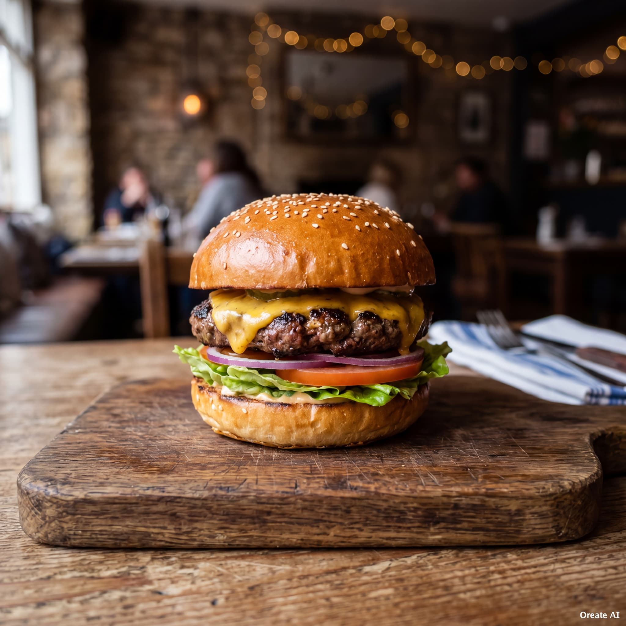 Cheeseburger seul